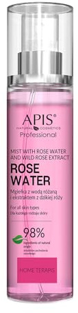 APIS Home Terapis Spray Mist for Face and Body with Rose Water and Dog Rose Extract, Refreshment, Vitality and Moisture, 150 ml