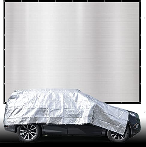 AMANKA 99% Schattennetz Auto 3x4 - Hitzeschutz Auto Hund - Auto Zubehör Camping Zubehör Bus Sonnensegel - Beschattung für Gewächshaus Schattennetz Hund - Auto Abdeckung Hitze Sonnenschutz Auto Hunde