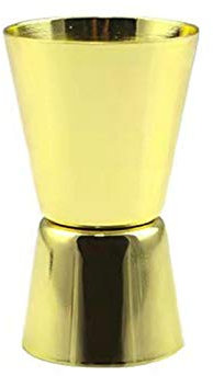 Cocktail Jigger 30ml Cocktail Beber Shaker Steel de Acero Inoxidable Doble Tiro Drink Spirit Medida Taza Herramienta de medición para la Cocina Dorado