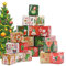 24 Calendario de Adviento para rellenar, calendario de Adviento bolsas con 24 cajas, bolsa de regalo de adviento cajas para rellenar, 24 cajas