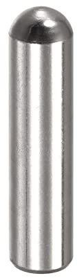 sourcing map 1 Stück Zylinderstifte 12x50mm Dübelstift 304 Edelstahl Rundkopf Holz Etagenbett Regalstifte Stützregale Befestigung Elemente