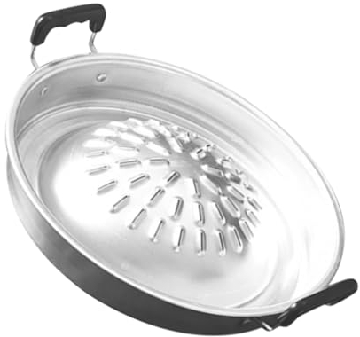 Generisch Outdoor-kochen Pan Grill Zubehör Holzkohle Grillen Tablett 30cm Koreanische Pan