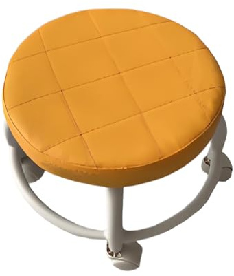 Tabouret roulant, tabouret roulant avec roulettes, tabouret pivotant pour spa, chaise de massage, chaise de travail, tabouret à roulettes en mousse à mémoire de forme, tabouret pivotant à 360° pour