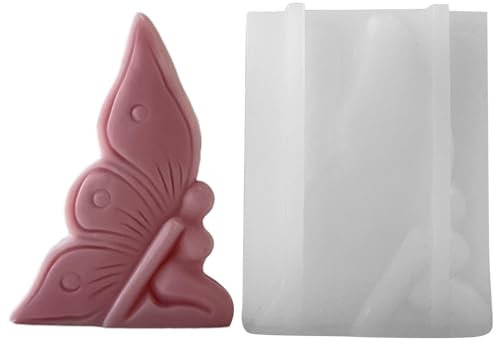 Uqezagpa Moule en silicone pour faire des papillons uniques en résine parfumée pour l'artisanat