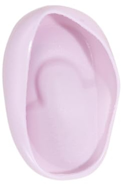 siduytin 2x protezioni per le orecchie in licone, cuffie antirumore per la tintura dei capelli, per domestico, parrucchiere, verde, Viola, 7.7x4.8x1.2 cm