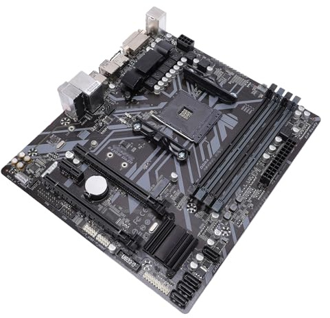 YUEHISY Carte Mère Micro ATX B450M DS3H B450 AM4, Prend en Charge Les Processeurs Ryzen Série 2000-5000, DDR4 3200, M.2, SATA 6 GB/s