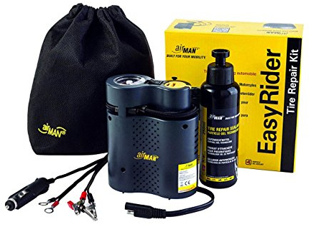 Kit Mini-compresseur et Bombe anticrevaison Airman Easy Rider