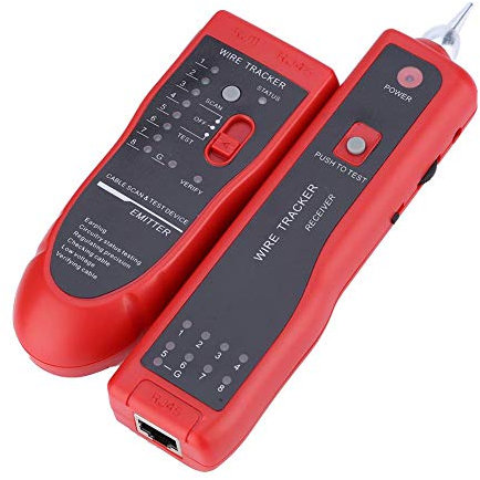 Rilevatore di cavi di rete, Tracciatore di fili telefonici Tracciatore di cavi di rete Rilevatore di linee Trova adattatore di rete Localizzatore di fili di telefono