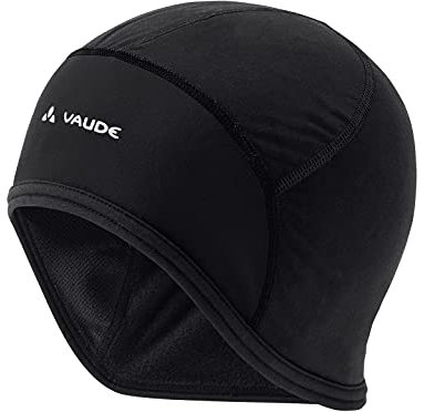 VAUDE Bike Cap | Warme Wintermütze - Winddicht & Atmungsaktiv | Wasserabweisend & Schnelltrocknend | Klimaneutral | Umweltfreundlich aus recycelten Materialien | Unterschiedliche Materialzonen