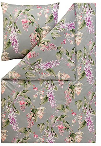 ESTELLA Mako Interlock Jersey Bettwäsche Kalea khaki 1 Bettbezug 135 x 200 cm + 1 Kissenbezug 80 x 80 cm