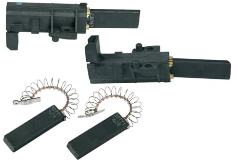 easyPART passend für BOSCH 00639025 4x Kohle Kohlebürsten Motorkohle | Waschmaschine Siemens, Je 5 mm Halter Gesamtlänge, 00628734, 1628, Kohlen, Askoll, Federn, Motor, 2paar, 2x