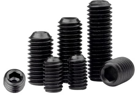 10 Stück M7 12,9 G Kohlenstoffstahl Feingewinde Madenschrauben konkave Endschrauben 1,0 mm Steigung-M7 x 1,0 x 10 mm (12 Stück)