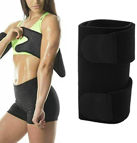 Yosoo Health Gear Oberarm Trimmer mit Verstellbarem Gurt, Kompressiver Bizeps Stützbandage, Schweißabsorbierendes Sportband für Fitness und Gewichtsreduktion, Ergonomisches Trainingsband