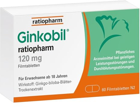 Ginkobil ratiopharm 120mg mit Ginkgo biloba 200 stk