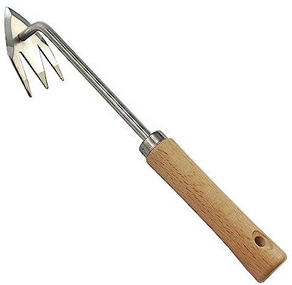 Hand Weed Remover Tool Garden Weed Puller Dandelion Remover Tool Stainless Steel Deep Root Weeder Tool for Garden Lawn Yard (A)