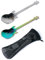 MEGAVOW 3 Pcs Coffee Spoons, Stainless Steel Sugar Stirring Spoon with a Storage Bag, Small Creative Teaspoons for Cafe Tableware, Ice Cream, Sugar, Espresso, Latte