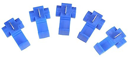 NAMOARLY 100 Stück Lötfreie Abzweigklemmen Kabelverbinder Flexible Steckverbinder Für Fahrzeug Und Elektroinstallation Farblich Sortiert (rot Blau Gelb) Für 0,5-4 Mm² Leitungen