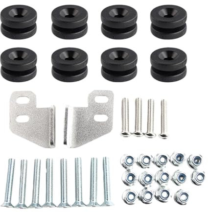 Yianyal Motorrad-Hecktaschen-Montagesatz, Seitenkoffer-Montagesatz, Mehrzweck-Montagesatz für Motorrad-Hecktaschen, Verschleißfestes Montagezubehör, Motorradzubehör für Zuhause, Reisen