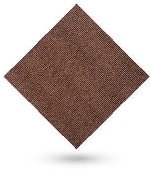 Rutschfeste Teppichfliesen zum Abziehen und Aufkleben, einfache Installation, strapazierfähiger Bodenbelag für Büro und Wohnzimmer, Braun, 50 x 50 cm, 6 Stück
