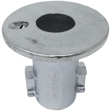 SOTOOLS Bodenhülse, Ø 48,3 mm, Temperguss, zum Einbetonieren | Zum Einbetonieren, für Rohrdurchmesser 48,3 mm.