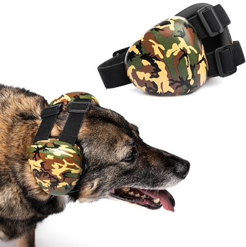 Cache-oreilles pour chien pour protection contre le bruit 30 dB – Casque antibruit pour chien pour protection auditive