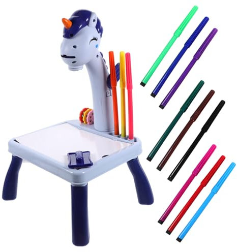 Toyvian Table De Projection Pour Dessin Et Peinture Jouet Projecteur Pour Tout-petits Planche à Dessin Réutilisable