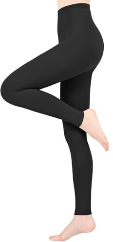 15-20mmHG Graduated Compression Tights for Women Men,Footless Compression Pantyhose,Support Hose,Compression Leggings for Varicose Veins,Edema