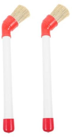 Cabilock 2piezas Cepillo De Limpieza Angulado para Limpiar Llantas Cepillo para Neumáticos Uso Vehículo