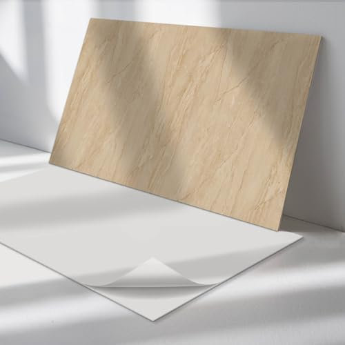 Panneaux Décoratifs 100x50 cm Facile à Nettoyer Moderne Durable Rectangulaire Primaire de Protection Installation Rapide Imperméable Splashback - Un motif imitant le marbre
