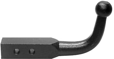 Kit d'Attelage Remorque Universel avec Boule 50mm–Tige d'Accouplement en Acier, Compatible Récepteur 50x50mm, pour Véhicules Tout-Terrain (4 Rise)