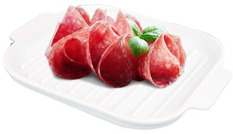 - Microwave Bacon Cooker | Silicone Baking & Serving Tray with Lid | Even Cooking, Raised for Fat Draining | Great for Quick Breakfasts, Brunch Parties, Holiday Dinners