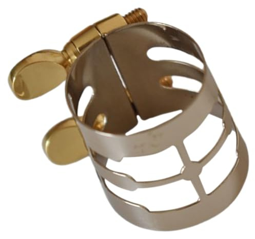 Abaodam Abrazadera para Saxofón Abrazadera Portátil Duradera Accesorio para Instrumentos de Viento Clip Metálico para Saxofón Uso Conciertos