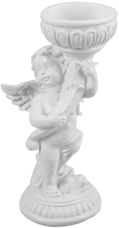 TOYANDONA Roman Column Sphere Holder Resin Pedestal Lightweight Decorative Stand for Ornaments Sculptures Home Wedding Tabletop Display with Classic Artistic Greek Design