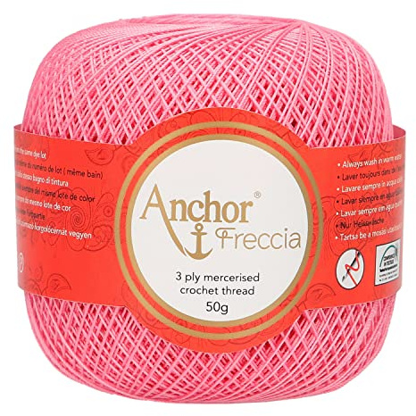 Anchor 4771016-00075 Häkelgarne, 100% Baumwolle, 75, Stärke 16, 88 gramm