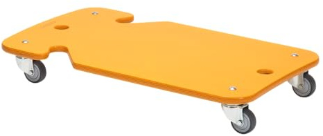 Pedalo® Rollbrett Safety I Holz-Rollbrett I Gleit-Rollbrett I Sport-Rollbrett I Kinder-Rollbrett (orange)
