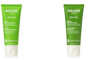 WELEDA Skin Food Light Feuchtigkeitscreme & Körper (1 x 75 ml) & Hautcreme Skin Food, reichhaltige Naturkosmetik Körpercreme zur Pflege von Haut an Füßen, Händen und Ellenbogen (1 x 75 ml)