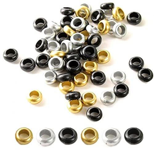 50pcs Africain Hair Anneaux Tournes Charmes Dreadlock Dread Hair Braids Bijoux Accessoires De Décoration
