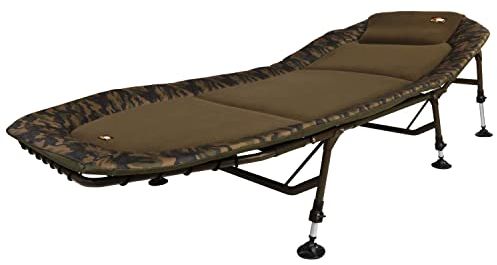 BAT Tackle Camou Advance MK II 6 Leg Bedchair | Karpfenliege Angelliege Campingliege