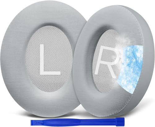 SOULWIT Kühlgel Ersatzpolster Ersatz Ohrpolster für Bose 700 (NC700 NC 700) Noise Cancelling Kopfhörer Headphones,Earpads Polster mit weicherem Leder und Lärmreduzierender Schaumstoff,Qualität Zubehör