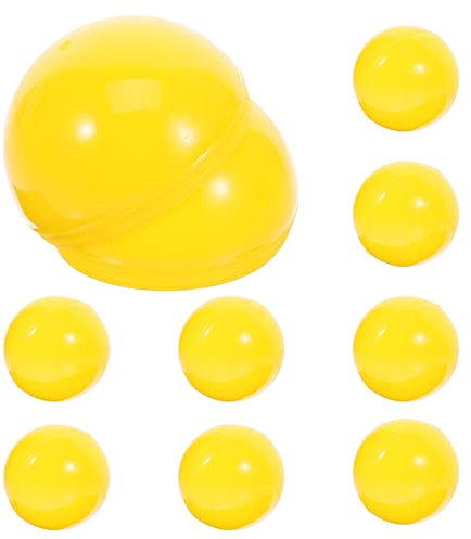 Cabilock 20st Event-lotterieball Kugel-lotteriekugeln Kugelstützen Kunststoff Pongbälle Trainieren Pongbälle Kunststoff Kapseln Kugel Trinkspielbälle Nahtlose Kugel Undurchsichtig Plastik