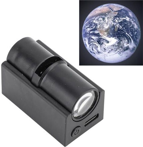 KKPLZZ Luna Terra Proiettore Luce Portatile LED Astronomia Luna Lampada Proiettore Luce Notturna Romantico USB Lampada Da Parete per Camera Da