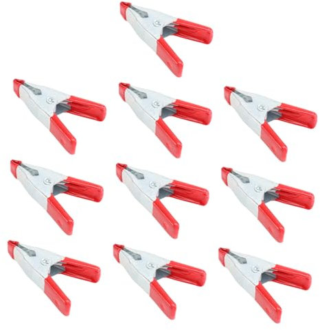 ARTIBETTER 30 Stk Federklemmen Zeltklemme Clips Plane Klemmen Schwere Ausführung Tarp-zelt Klemmen Mit Offener Backe Bootsabdeckungsklammern Schwer Griffklammern Robuster Zeltclip Rot