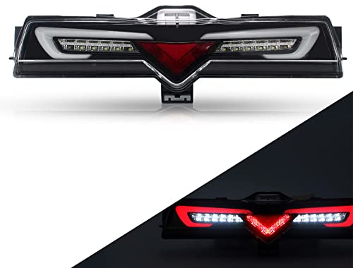 VLAND - Luce LED per paraurti posteriore compatibile con GT86 e BRZ 2012-2020, FR-S 2013-2016, con funzioni nebbia/retromarcia/DRL, trasparente