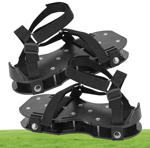 Zapatos aireadores para césped,Zapatos aireadores - Zapatos aireadores con púas de alta resistencia - Zapatos aireadores de césped con base de resorte para césped, zapatos aireadores de césped, herram