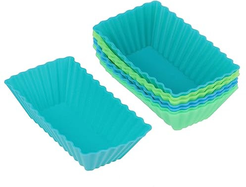 Silicone Moules à Muffins Rose Lot de 8 Pièces