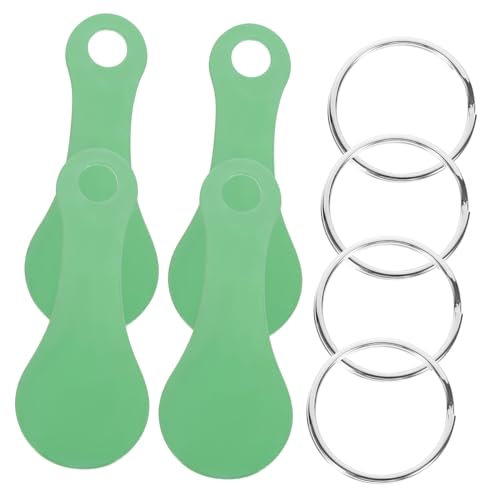 Gadpiparty 4pezzi Gettoni Per Della Spesa in Acciaio Portachiavi Gettone Per Decorazione Portachiavi Ciondolo Per Della Spesa