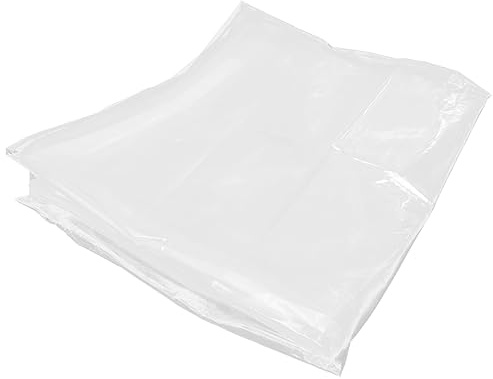 TOPPERFUN Funda de Colchón Protector de Colchón de Plástico Blanco Cremallera Transparente Diseño Simple y Elegante Obsequio de Inauguración y para Sala de Estar