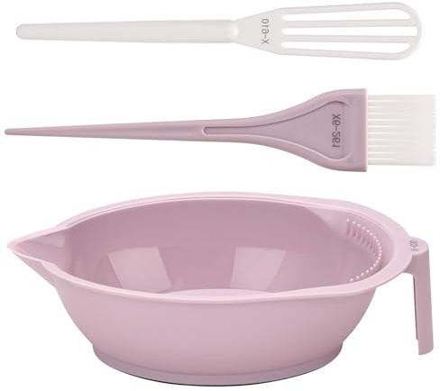 Hair Dye Kit Hair Tinting Bowl Brush and Diy Mixer Coloring Beauty Salon Tool Color Mixing Tool Kit Die Tool