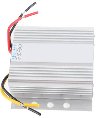 Convertitore per alimentazione 12 V a 24 V per alimentazione per auto convertitore 15A in lega di alluminio di alta qualità Dissipazione di calore rapido DC Convertitore per