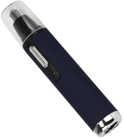 LIFKOME Recortador de Vello Nasal Eléctrico Azul de Abs, Depiladora Compacta Cejas y Pelo de Oreja, bajo Consumo de Energía, Adecuado para Uso Personal